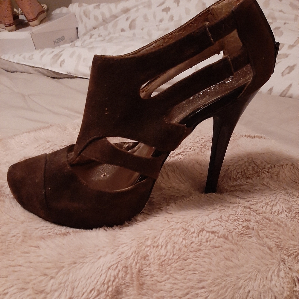 Brown heels